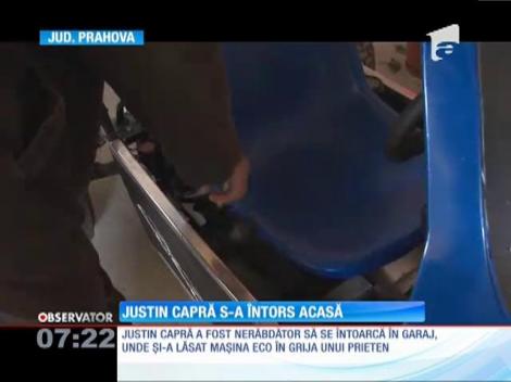 Justin Capră s-a întors acasă