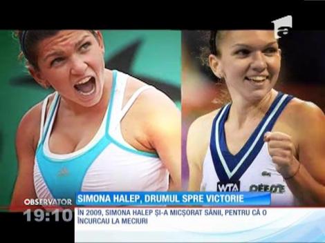 Simona Halep, drumul spre victorie