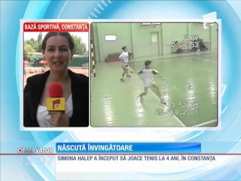 Simona Halep a început să joace tenis la 4 ani
