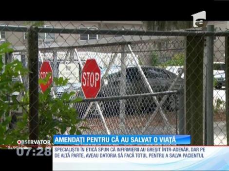 Un cămin de bătrâni din SUA, amendat pentru că angajaţii i-au salvat viaţa unui pacient