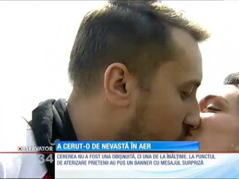 A cerut-o de nevasta in aer