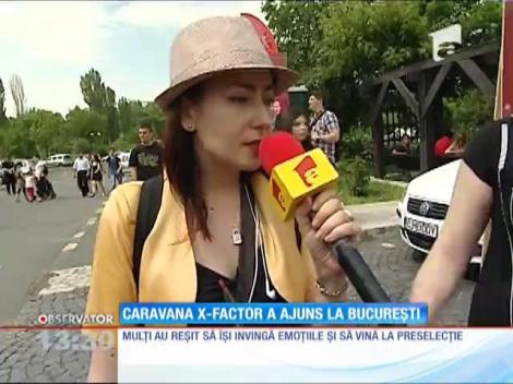 Caravana X Factor a ajuns la București