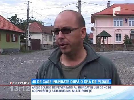O ploaie de o oră a făcut ravagii în două localităţi din Harghita