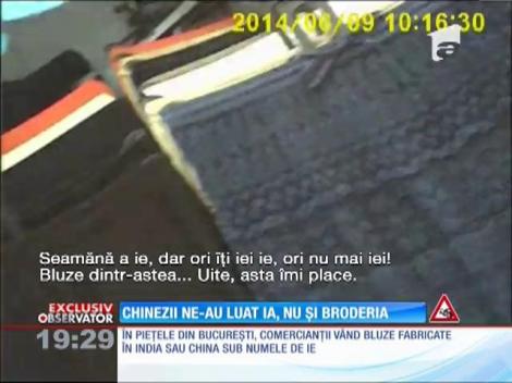 Ia românească, contrafăcută în China și India