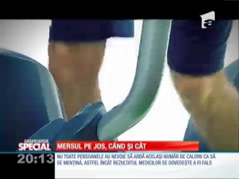 SPECIAL! Mersul pe jos, când și cât