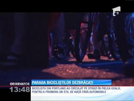 Ziua mondială a bicicliştilor dezbrăcaţi