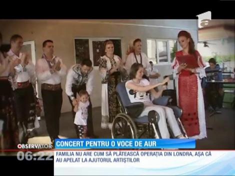 Spectacol caritabil pentru cântăreaţa Anamaria German