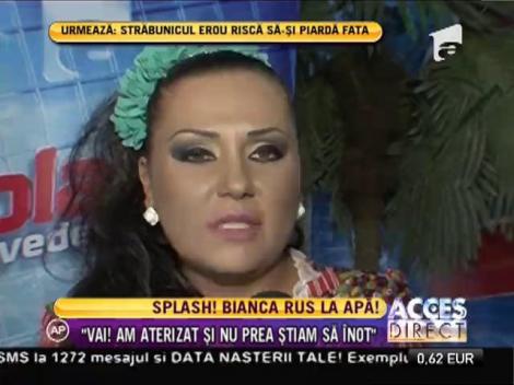 Bianca Rus face SENZAȚIEEE la Splash! Uite cum a sărit vedeta în apă!