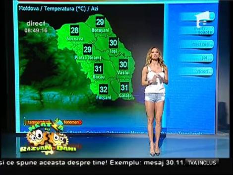 În sfârşit, se instalează vara: Flavia Mihăşan ne prezintă prognoza meteo!