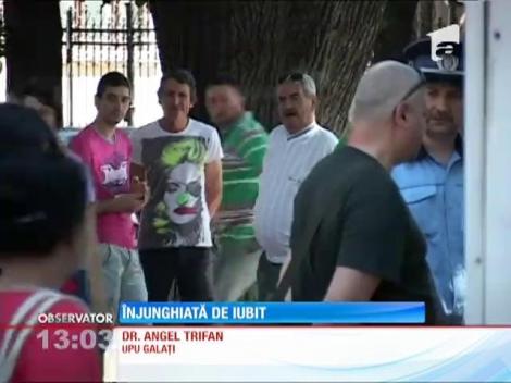 O vânzătoare de 33 de ani din Galați a fost înjunghiată de iubit