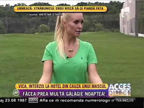 Vica Blochina, interzis la hotel din cauza unui mascul