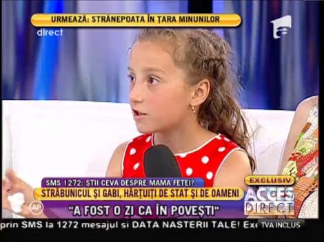 Gabriela, fetiţa crescută de străbunic, răsfăţată mai ceva ca o prinţesă