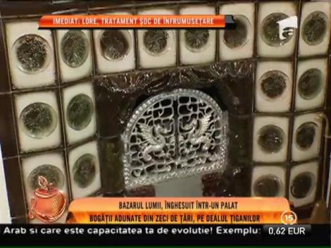 Bazarul lumii, înghesuit într-un palat de pe Dealul Ţiganilor