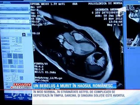 Bebeluş mort din cauza haosului din spitalele din România
