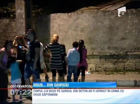 Chipul lui Iisus Hristos a apărut pe un gard, chiar de Rusalii