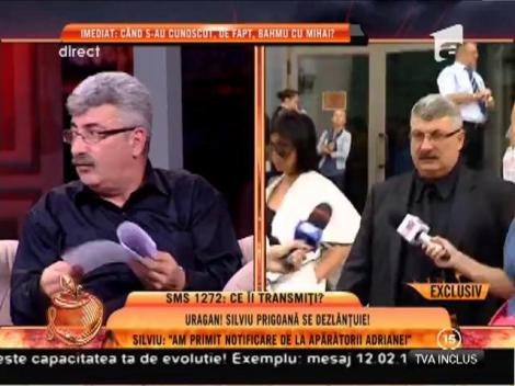 Silviu Prigoană: "Am primit notificare de la apăratorii Adrianei!"