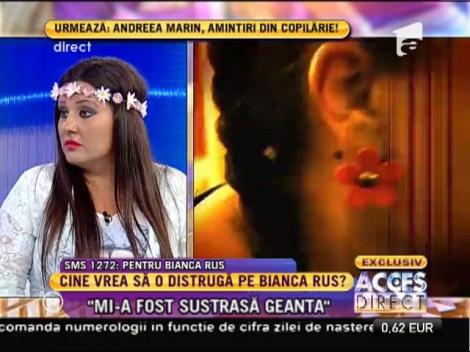 Bianca Rus, prodată de hoţi