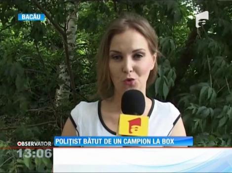 Poliţist bătut de un campion de box