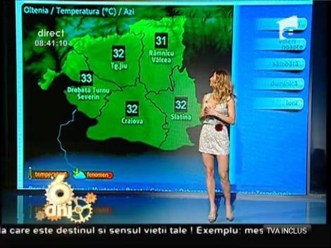 Vremea rămâne instabilă: Flavia Mihăşan ne prezintă prognoza meteo