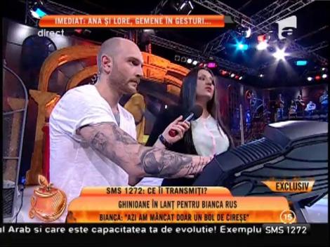 Bianca Rus a alergat pe bandă în platoul de la ”Un Show Păcătos”