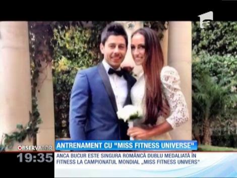 Antrenament cu "Miss Fitness Universe"