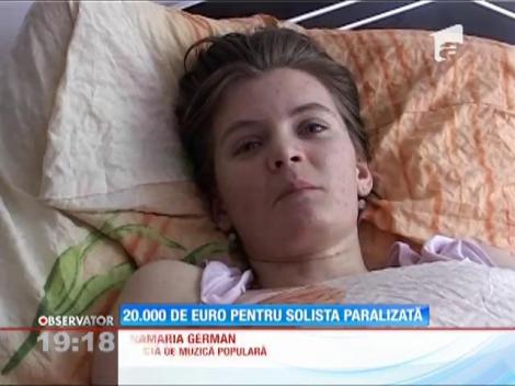 Cântăreaţa paralizată după un accident cumplit i-a topit inima lui Gigi Becali