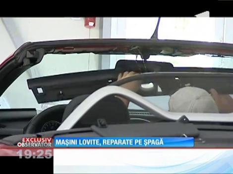 Maşini lovite, reparate pe şpagă