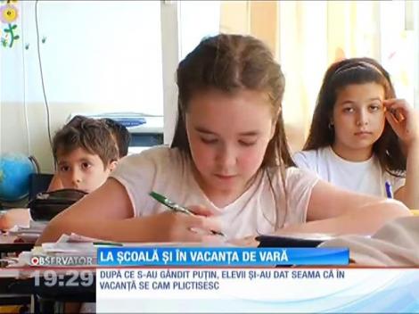 Parlamentarii vor să ţină deschise şcolile şi pe timpul verii!