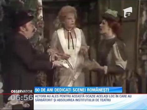 Generaţia de aur a teatrului românesc s-a reunit pentru a sărbători jumătate de secol