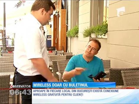 Wireless gratuit doar cu buletinul