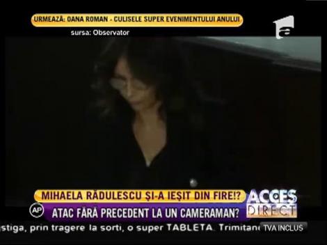 Mihaela Rădulescu a agresat un cameraman pe holurile judecătoriei!