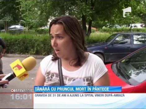 Tânără cu pruncul mort în pântece, de trei zile