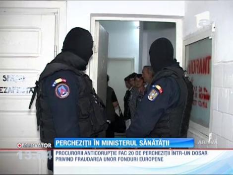 Perchercheziţii în Ministerul Sănătăţii şi a 3 spitale din Capilată