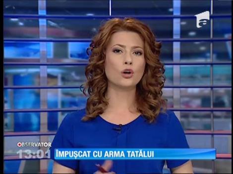 Băiat de 15 ani împuşcat în cap