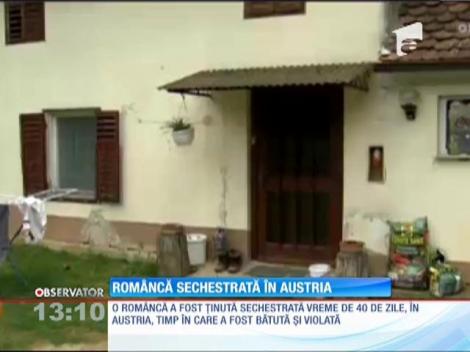 Româncă sechestrată în Austria