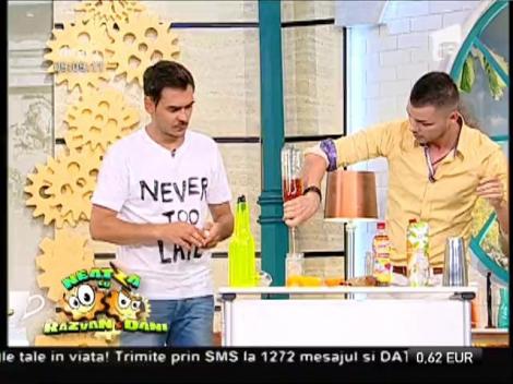 Luca Valentin, spectacol de flair-bartending