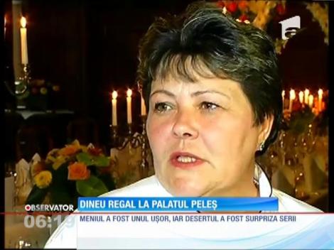 UPDATE / Dineu regal la Palatul Peleş