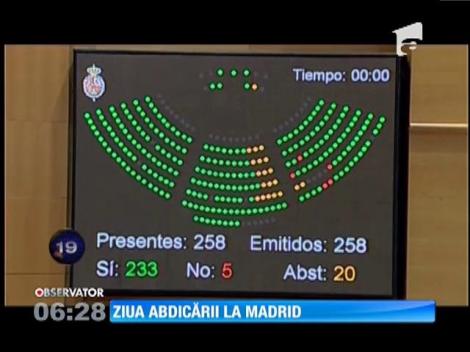 Ziua abdicării regelui Spaniei