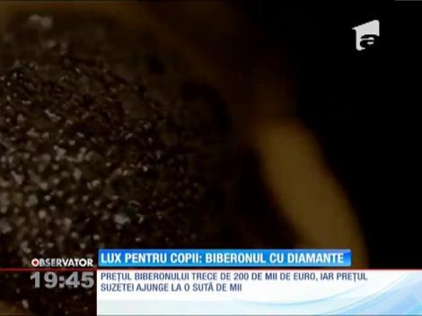Lux pentru copii: biberonul cu diamante