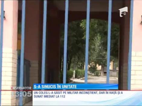 Un maistru militar s-a sinucis cu arma din dotare