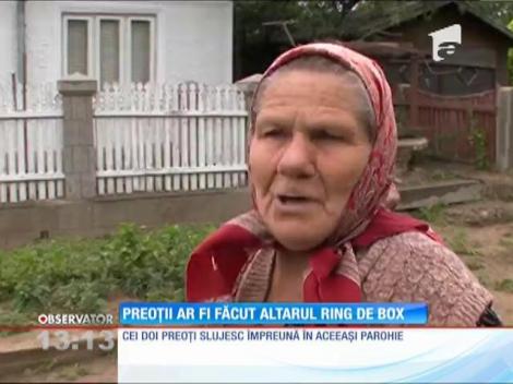 Doi preoţi ar fi transformat altarul unei biserici în ring de box