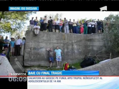 Baie cu final tragic în râul Suceava