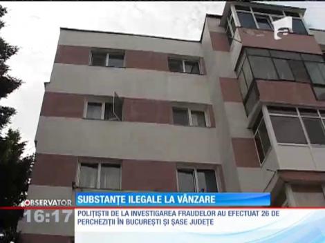 Percheziţii de amploare pentru prinderea unor traficanţi de steroizi