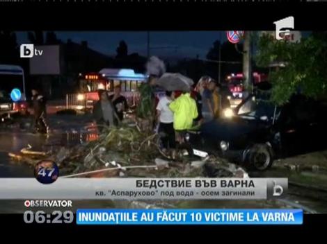 Inundaţiile au făcut 10 victime într-o suburbie a portului bulgar Varna