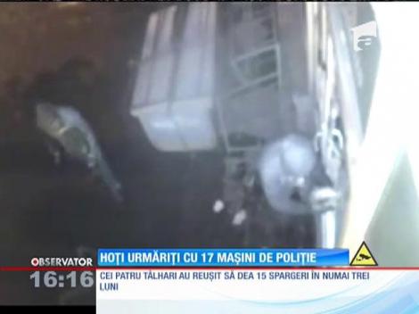 Patru hoţi din Braşov, urmăriţi de 17 maşini ale poliţiei