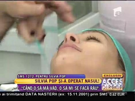 Silvia Pop şi-a făcut operaţie estetică la nas!