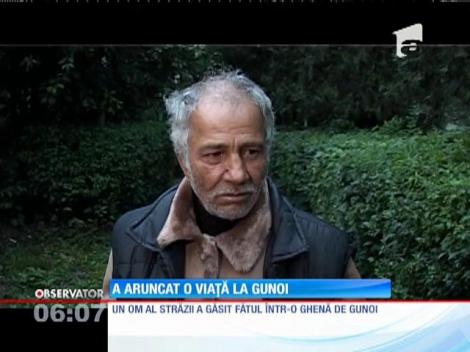 Trupul fără viaţă al unui avorton, descoperit într-o ghenă de gunoi