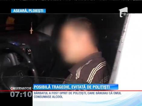 Posibilă tragedie, evitată de poliţişti