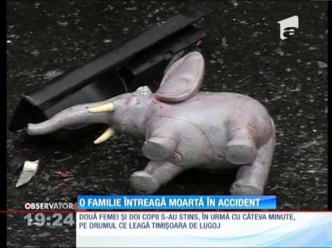 O familie întreagă moartă în accident