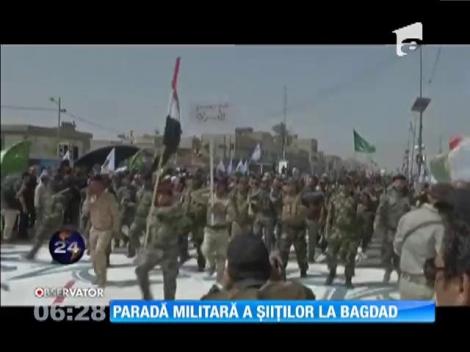 Paradă militară a șiiților la Bagdad